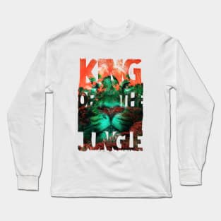 Lion In The Wild King Of The Jungle Long Sleeve T-Shirt
